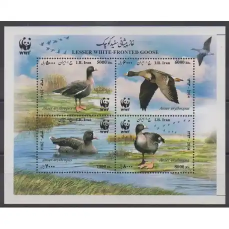 Achetez Aujourd’hui Ir. - 2015 - No 3019/3022 - Oiseaux - Espèces menacées - WWF