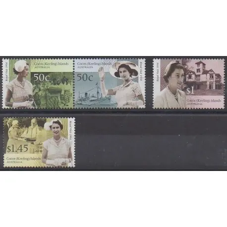 Prix Choc Cocos (Iles) - 2004 - No 397/408 - Royauté - Principauté