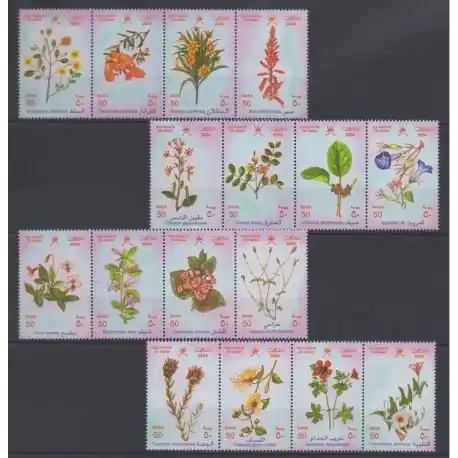 Oman - 2004 - No 523/538 - Fleurs Produit De Marque