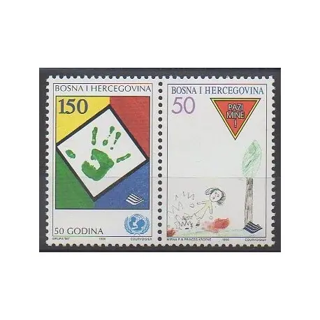 Artisanat Bosnie-Herzégovine - 1996 - No 185/186 - Enfance