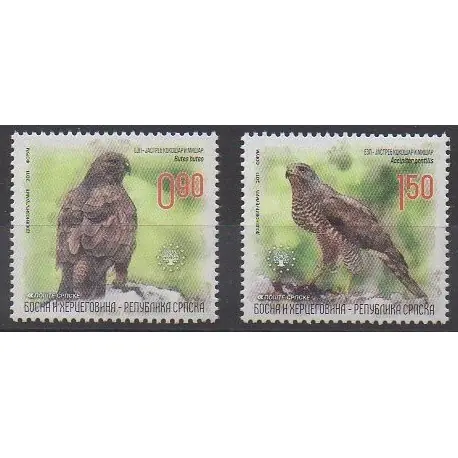 Bosnie-Herzégovine République Serbe - 2011 - No 507/508 - Oiseaux Édition Limitée