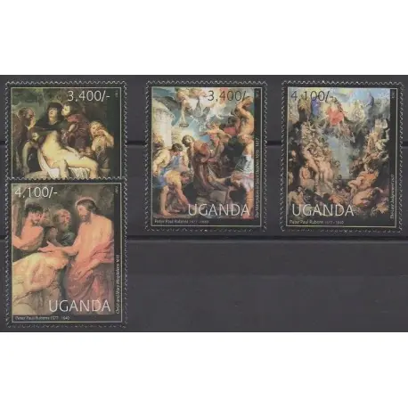 Ouganda - 2012 - No 2390/2393 - Peinture - Religion Offre Spéciale