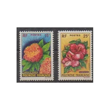 Original Polynésie - 1962 - No 15/16 - Fleurs