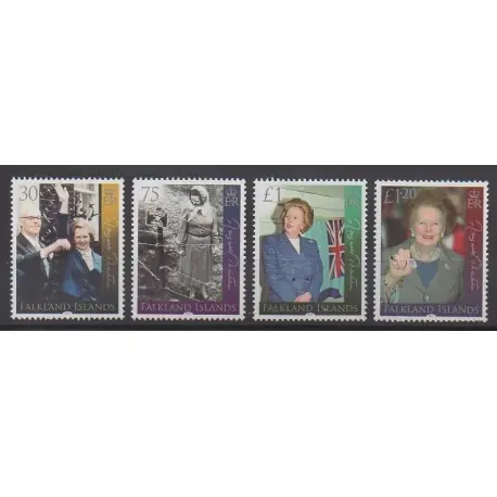 Gros Lot Falkland - 2013 - No 1139/1142 - Célébrités