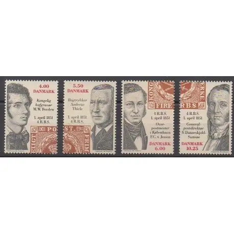 Prix Cassé Danemark - 2001 - No 1274/1277 - Philatélie