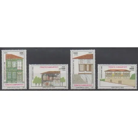 Prix Bas Turquie - 1995 - No 2800/2803 - Architecture