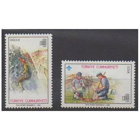 Turquie - 1992 - No 2721/2722 - Scoutisme Achat Immédiat