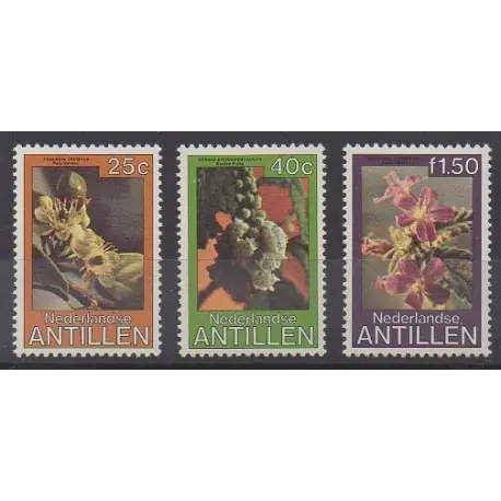 Antilles néerlandaises - 1979 - No 585/587 - Fleurs Promotion
