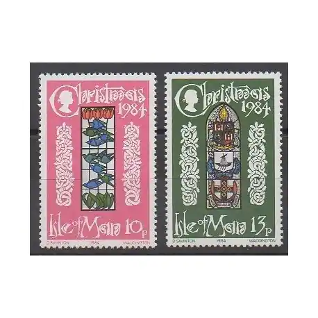 Livraison Gratuite Man (Ile de) - 1984 - No 260/261 - Noël - Art