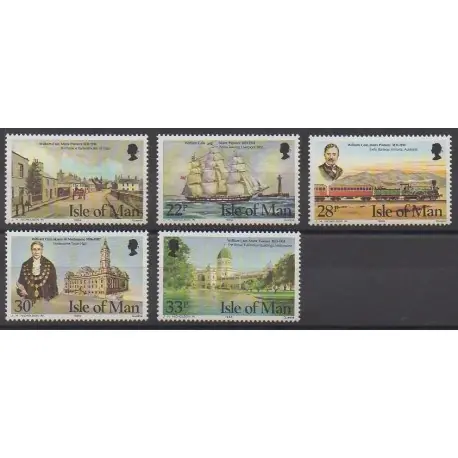 Achat Immédiat Man (Ile de) - 1984 - No 262/266 - Célébrités