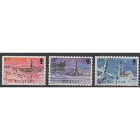 Man (Ile de) - 1985 - No 290/292 - Églises Nouvel Arrivage