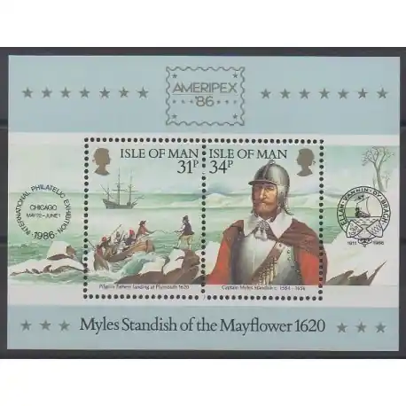 Usine Directe Man (Ile de) - 1986 - No BF8 - Navigation - Philatélie