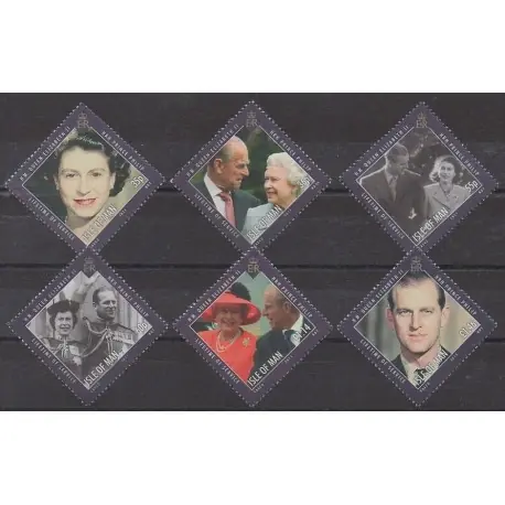 Man (Ile de) - 2011 - No 1681/1686 - Royauté - Principauté Super Prix