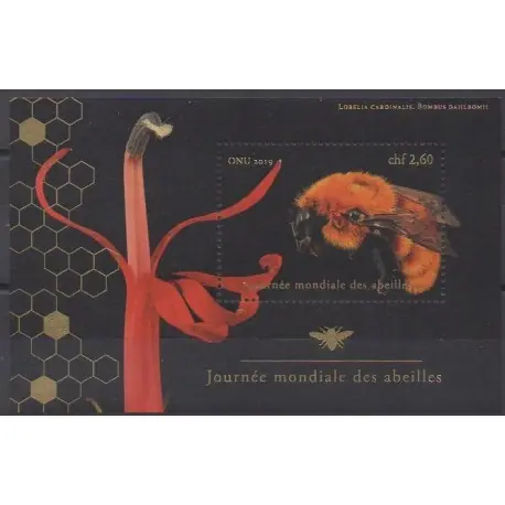 Nations Unies (ONU - Genève) - 2019 - No BF34 - Insectes En Vogue