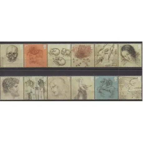 Achat Immédiat Grande-Bretagne - 2019 - 4736/4747 - Peinture - Sciences et Techniques