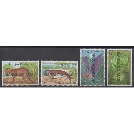 Barbuda - 1989 - No 1078/1081 - Animaux Achetez Aujourd’hui