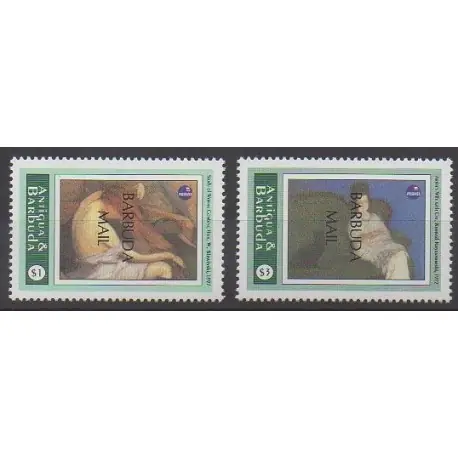 Barbuda - 1994 - No 1399/1400 - Peinture - Philatélie Nouveauté