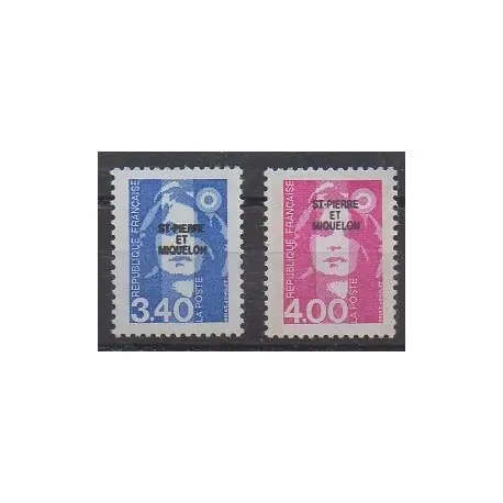 Offre Spéciale Saint-Pierre et Miquelon - 1992 - No 555/556