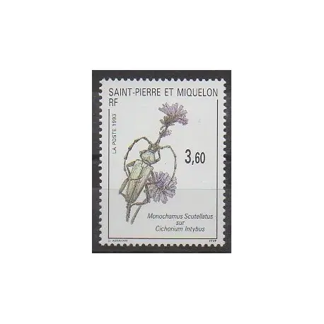 Prix Promo Saint-Pierre et Miquelon - 1993 - No 575 - Fleurs
