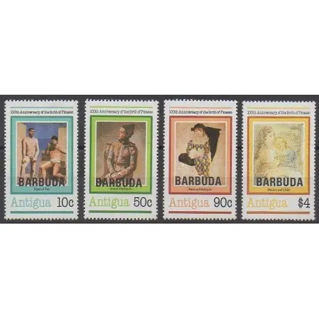 Barbuda - 1981 - No 520/523 - Peinture Vente Flash