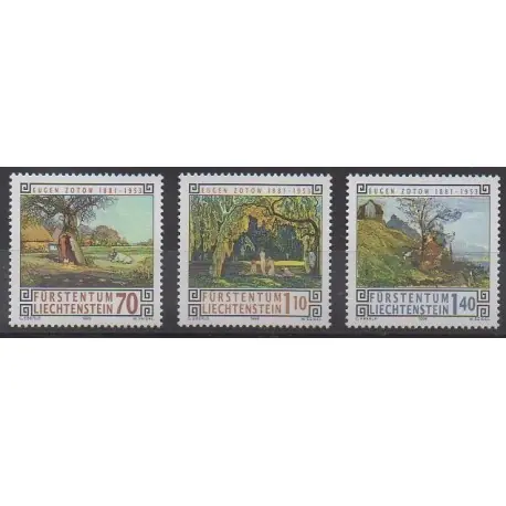 Liechtenstein - 1996 - No 1079/1081 - Peinture Édition Limitée