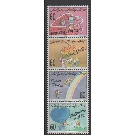 Liechtenstein - 1995 - No 1052/1055 Réduction