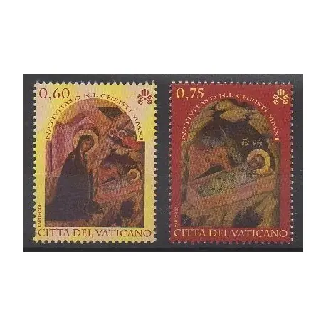 Vatican - 2011 - No 1581/1582 - Noël Seulement Aujourd’hui