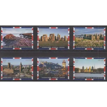 Nations Unies (ONU - Genève) - 2018 - No 1021/1026 - Sites Marque