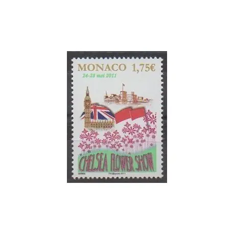 Marque Monaco - 2011 - No 2774 - Fleurs