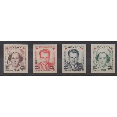 Monaco - 1951 - No 379B/382B - Santé ou Croix-Rouge Acheter Direct