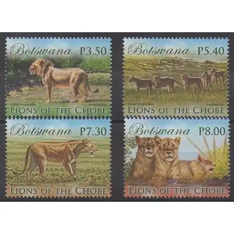Offre Du Jour Botswana - 2014 - No 1115/1118 - Mammifères