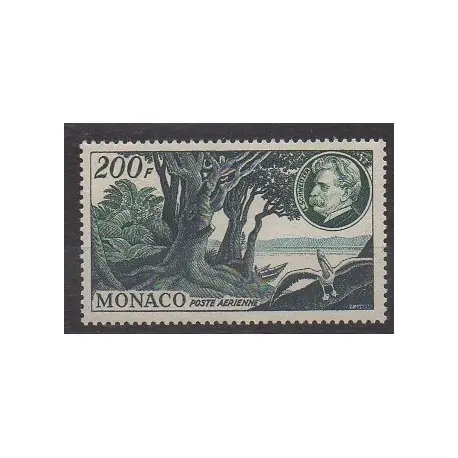 Monaco - Poste aérienne - 1955 - No PA59 - Santé ou Croix-Rouge Expédition Rapide
