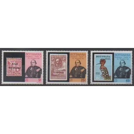 Botswana - 1979 - No 386/388 - Timbres sur timbres Expédition Rapide