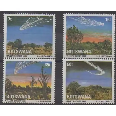 Botswana - 1986 - No 528/531 - Astronomie Soldes