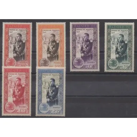 Jusqu’à Épuisement Des Stocks Monaco - 1950 - No 338/343 - Royauté - Principauté