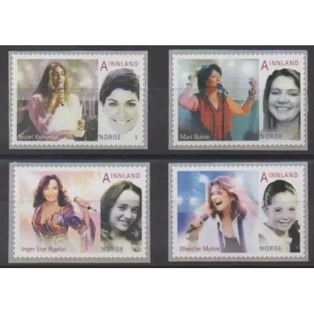 Norvège - 2011 - No 1704/1707 - Musique Tendance