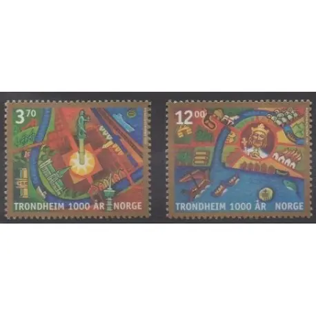 Paiement Sécurisé Norvège - 1997 - No 1216/1217