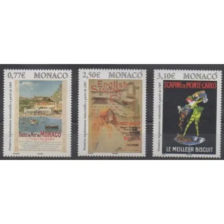 Monaco - 2005 - No 2494/2496 - Art Usine Directe