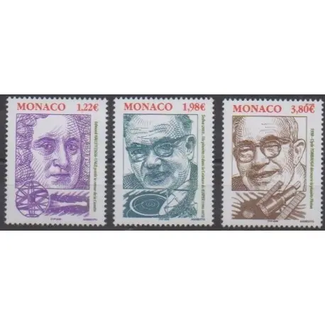 Vente Directe Monaco - 2005 - No 2499/2501 - Astronomie