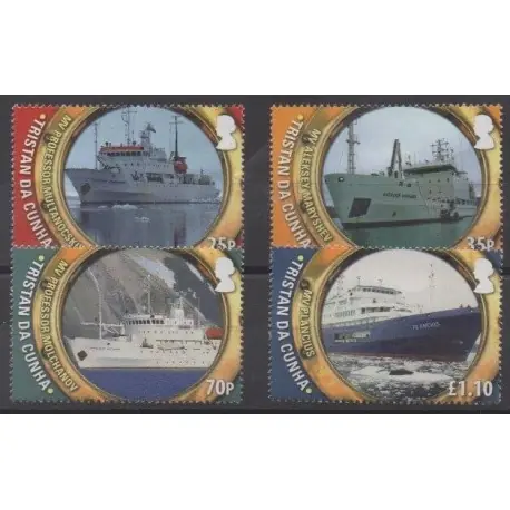 Tristan da Cunha - 2011 - No 987/990 - Navigation Commande En Gros