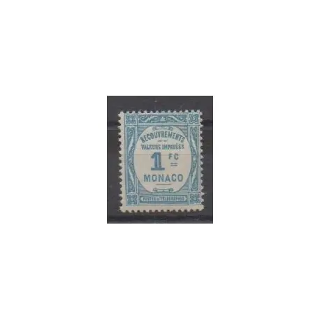 Monaco - Timbres-taxe - 1932 - No T27 Dernière Chance