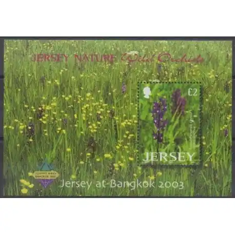 Jersey - 2003 - No BF51 - Fleurs - Philatélie Édition Limitée