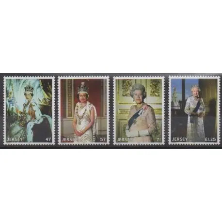 Offre Limitée Jersey - 2015 - No 2042/2045 - Royauté - Principauté