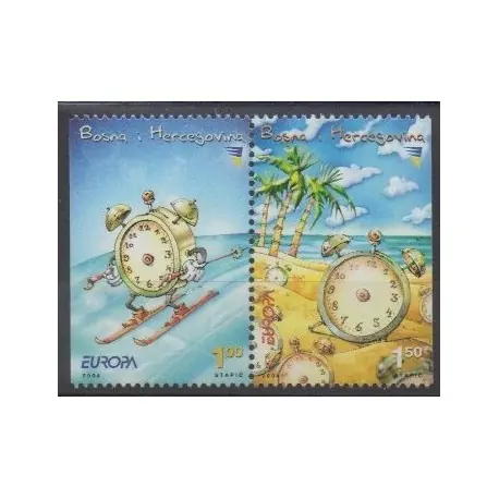 Marque Bosnie-Herzégovine - 2004 - No 434a/435a - Europa