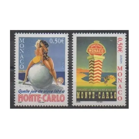 Prix Bas Monaco - 2004 - No 2437/2438 - Tourisme - Europa