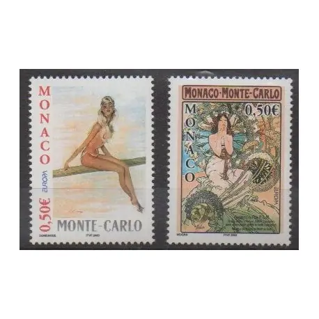 Monaco - 2003 - No 2393/2394 - Art - Europa Top Vente