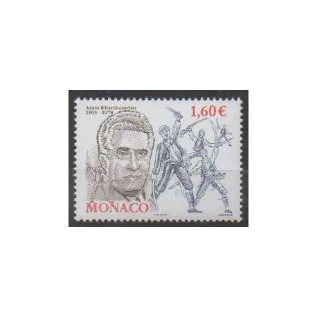 Monaco - 2003 - No 2401 - Musique Prix Choc