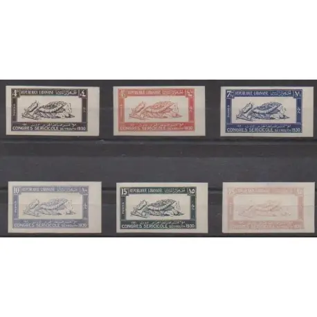 Grand Liban - 1930 - No 122/127ND Authentique