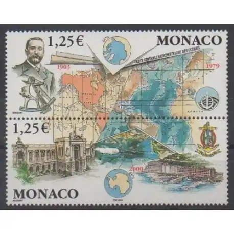 Monaco - 2003 - No 2391/2392 - Sciences et Techniques Pas Cher