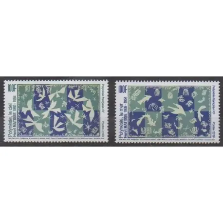 Polynésie - 2019 - No 1231/1232 - Peinture Livraison Gratuite